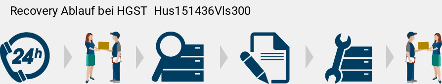 Recovery Ablauf bei HGST   Hus151436Vls300 