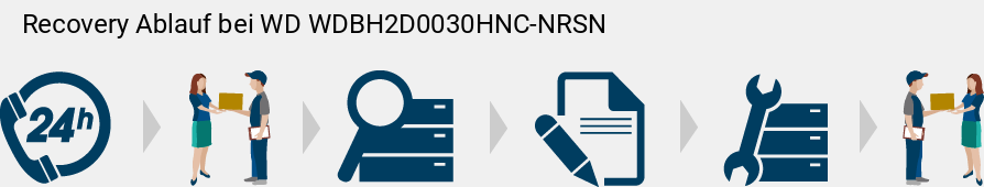 Recovery Ablauf bei WD  WDBH2D0030HNC-NRSN