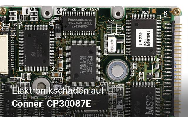 Elektronikschaden auf Conner   CP30087E