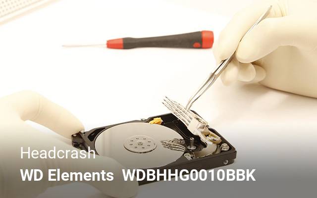 Headcrash WD Elements  WDBHHG0010BBK