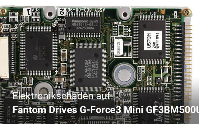 Elektronikschaden auf Fantom Drives G-Force3 Mini GF3BM500UP