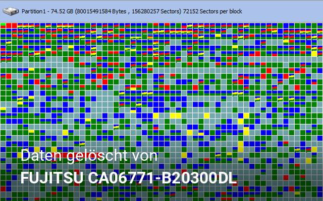 Daten gelöscht von FUJITSU  CA06771-B20300DL