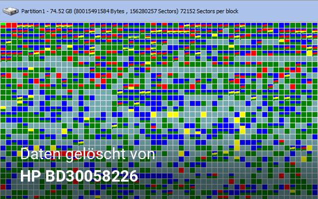 Daten gelöscht von HP  BD30058226 