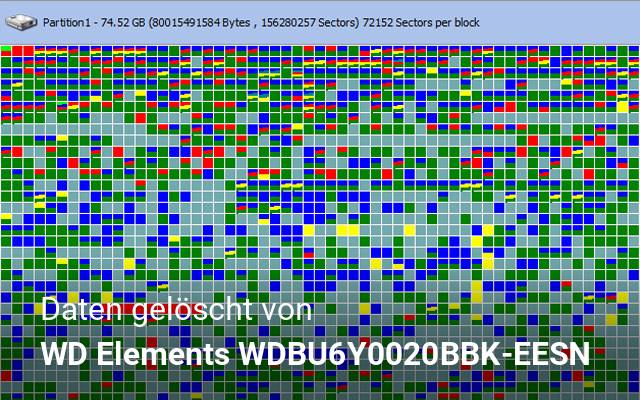 Daten gelöscht von WD Elements WDBU6Y0020BBK-EESN