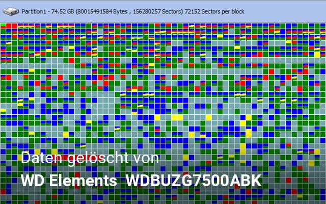 Daten gelöscht von WD Elements  WDBUZG7500ABK