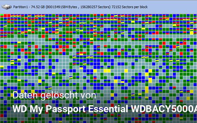 Daten gelöscht von WD My Passport Essential WDBACY5000ABL