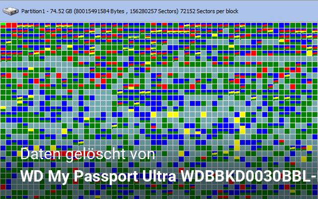 Daten gelöscht von WD My Passport Ultra WDBBKD0030BBL-NESN