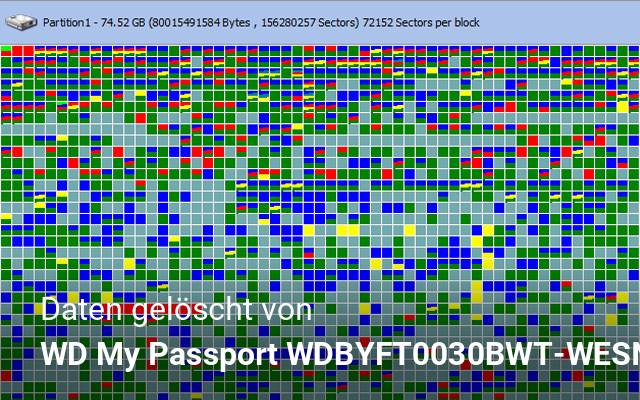 Daten gelöscht von WD My Passport WDBYFT0030BWT-WESN