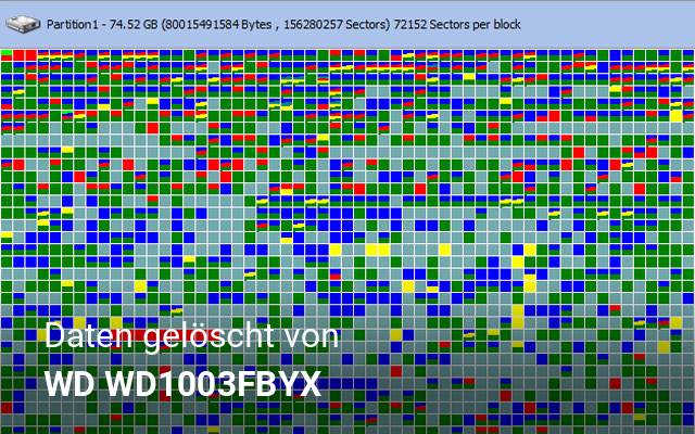 Daten gelöscht von WD  WD1003FBYX