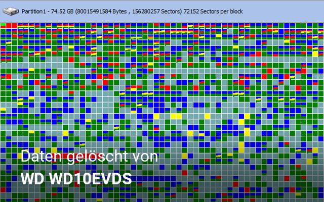 Daten gelöscht von WD  WD10EVDS