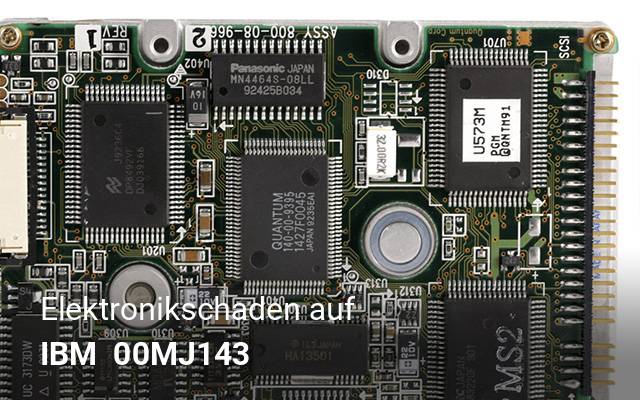 Elektronikschaden auf IBM   00MJ143 