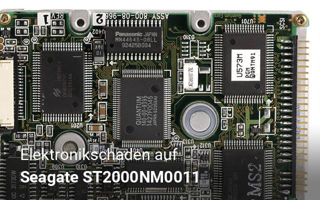 Elektronikschaden auf Seagate  ST2000NM0011