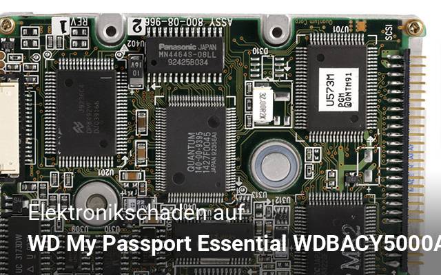 Elektronikschaden auf WD My Passport Essential WDBACY5000ABL