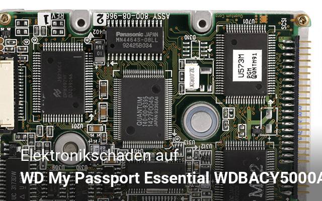 Elektronikschaden auf WD My Passport Essential WDBACY5000ABL-NESN